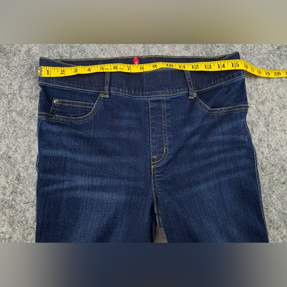 Spanx | Flare Midnight Shade Pull-on Stretch Jeans | 20327Q | Women’s Large - Picture 7 of 11